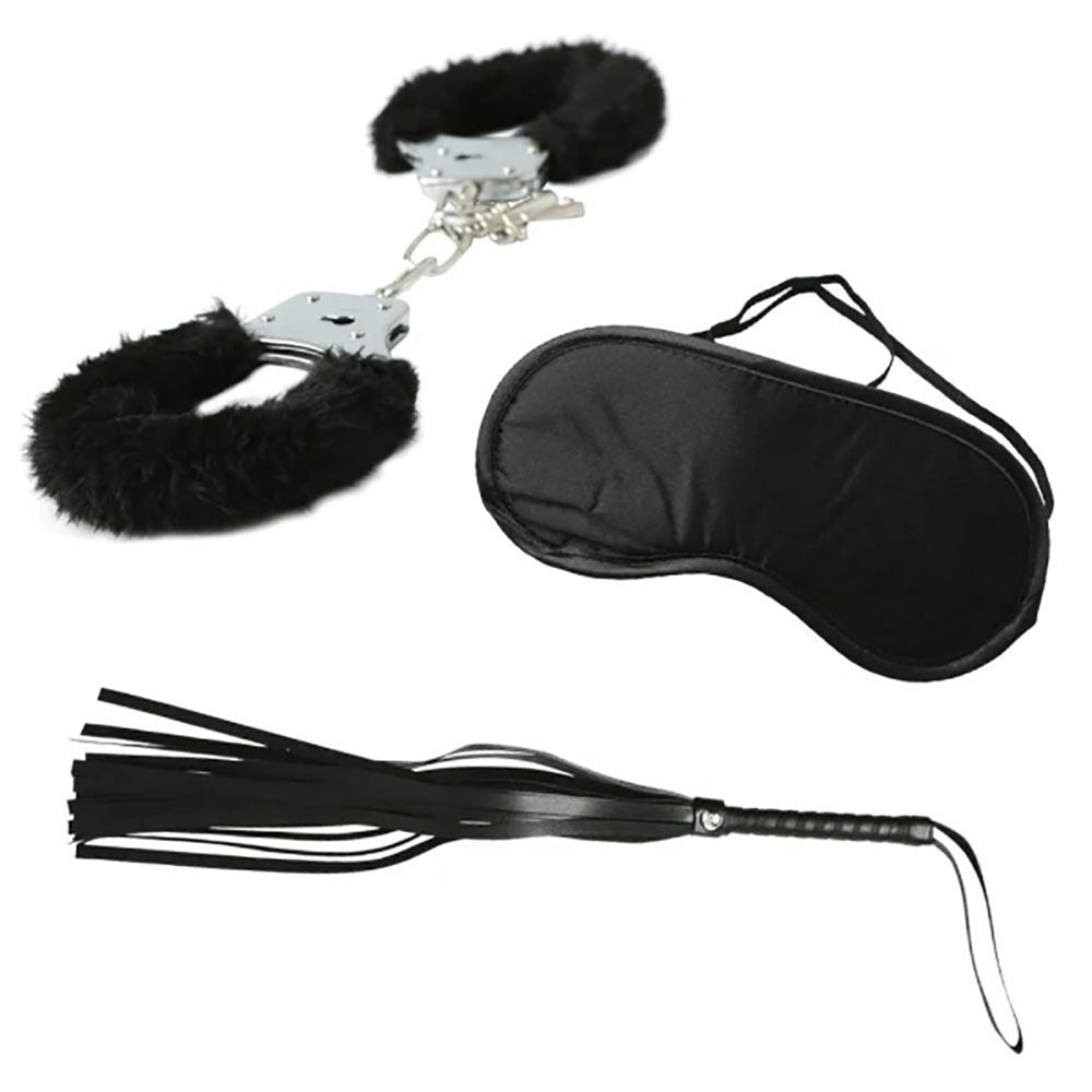 Sex & mischief - 3 piece intro to s&m kit - Product front view  | Flirtybay.com.au